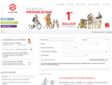 Tablet Screenshot of emploi.groupesni.fr